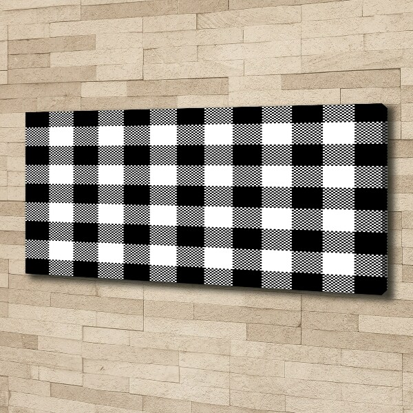 Foto quadro su tela A scacchi bianchi e neri