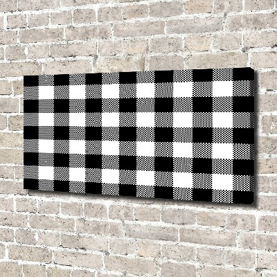 Foto quadro su tela A scacchi bianchi e neri