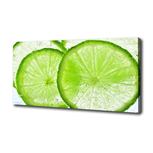 Foto quadro su tela Lime sott'acqua