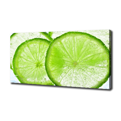 Foto quadro su tela Lime sott'acqua