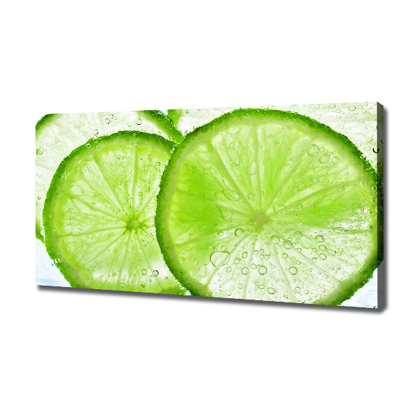 Foto quadro su tela Lime sott'acqua