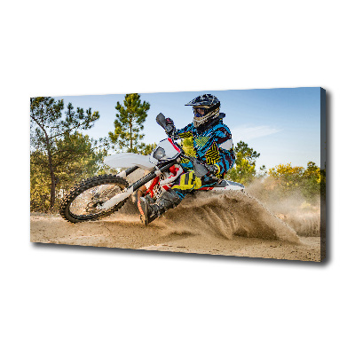 Quadro su tela Motocross