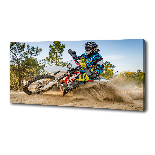 Quadro su tela Motocross