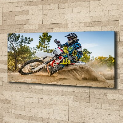 Quadro su tela Motocross