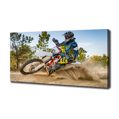 Quadro su tela Motocross