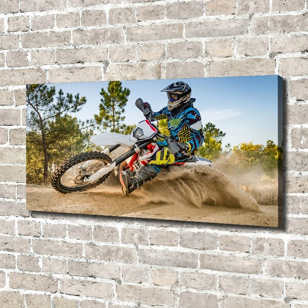 Quadro su tela Motocross