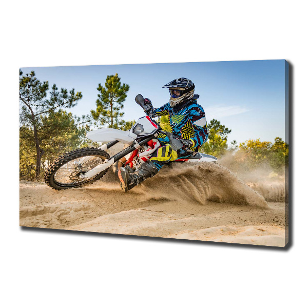 Quadro su tela Motocross