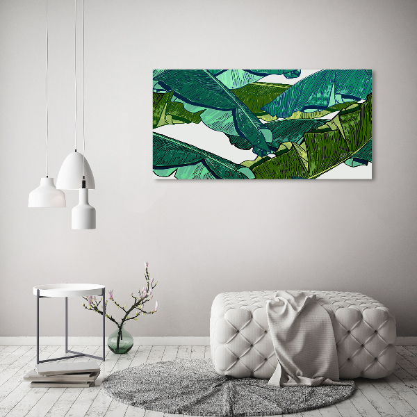 Foto quadro su tela Foglie di banana