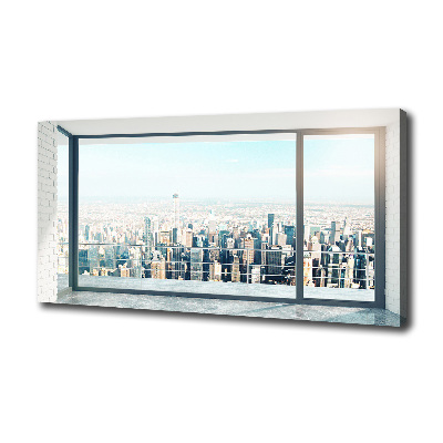 Quadro stampa su tela Vista della città