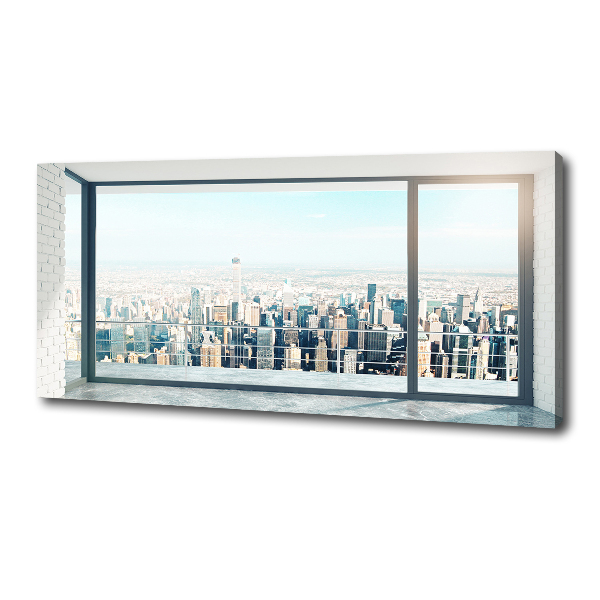 Quadro stampa su tela Vista della città