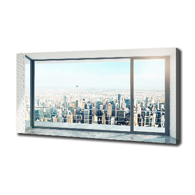 Quadro stampa su tela Vista della città