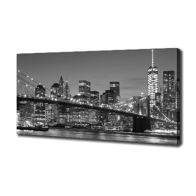 Quadro su tela Manhattan di notte