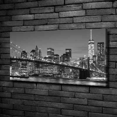 Quadro su tela Manhattan di notte