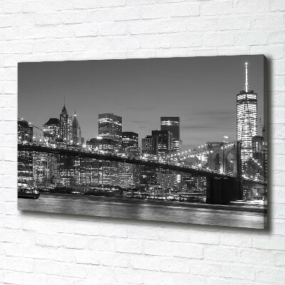 Quadro su tela Manhattan di notte