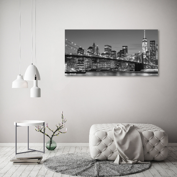 Quadro su tela Manhattan di notte