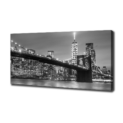 Quadro stampa su tela New York di notte