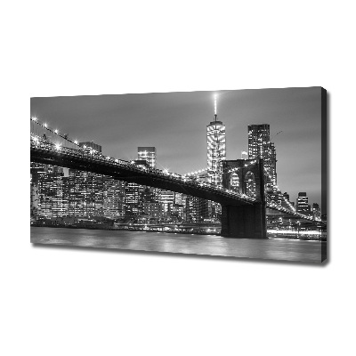 Quadro stampa su tela New York di notte