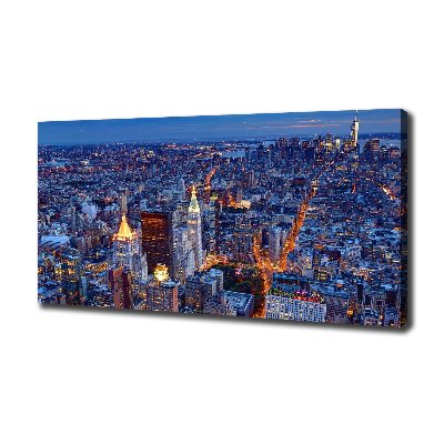 Quadro su tela Manhattan di notte