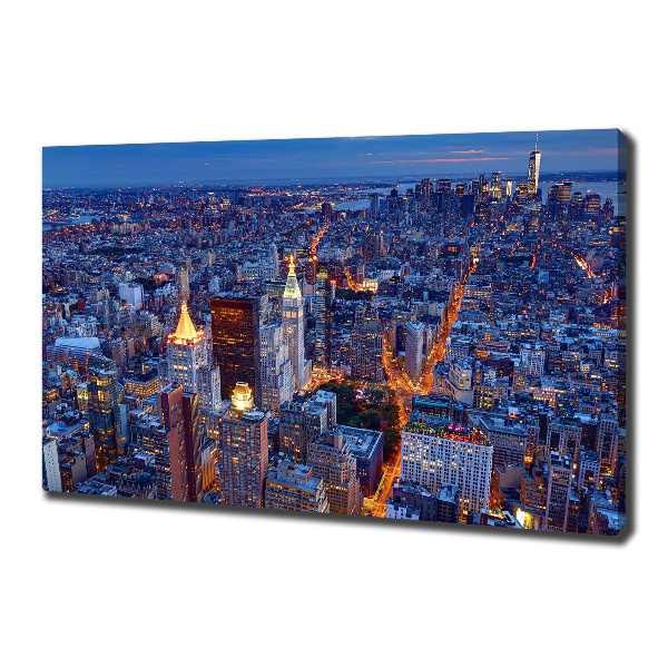 Quadro su tela Manhattan di notte