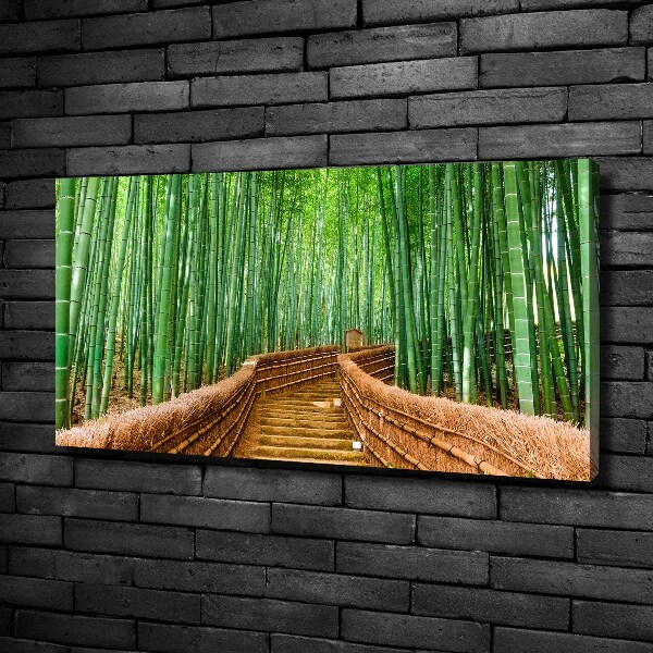 Quadro stampa su tela Foresta di bambù