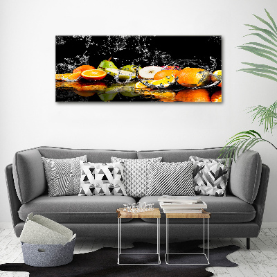 Quadro su tela Frutta e acqua