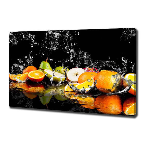 Quadro su tela Frutta e acqua