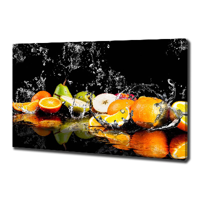 Quadro su tela Frutta e acqua