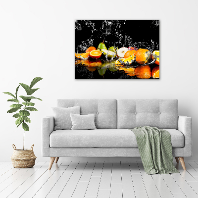 Quadro su tela Frutta e acqua