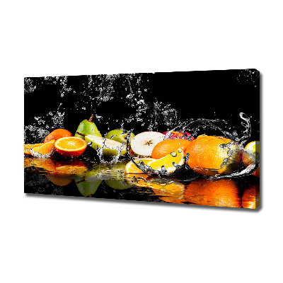 Quadro su tela Frutta e acqua
