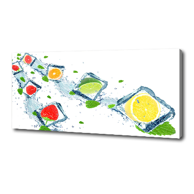 Quadro stampa su tela Cubetti di frutta