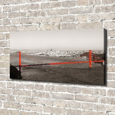 Quadro su tela Ponte di San Francisco