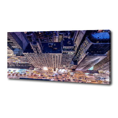 Quadro stampa su tela New York di notte
