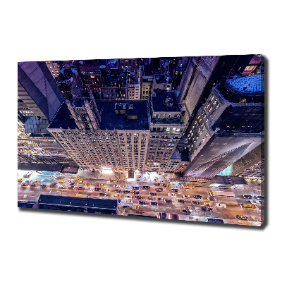 Quadro stampa su tela New York di notte