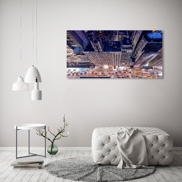 Quadro stampa su tela New York di notte