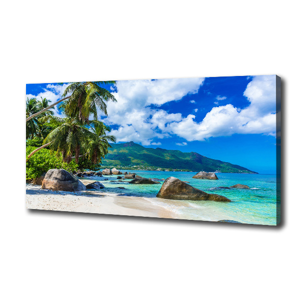 Foto quadro su tela Spiaggia delle Seychelles