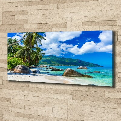 Foto quadro su tela Spiaggia delle Seychelles