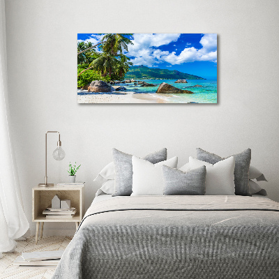 Foto quadro su tela Spiaggia delle Seychelles