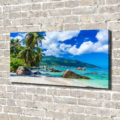 Foto quadro su tela Spiaggia delle Seychelles