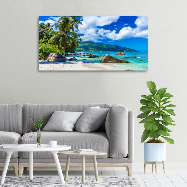 Foto quadro su tela Spiaggia delle Seychelles