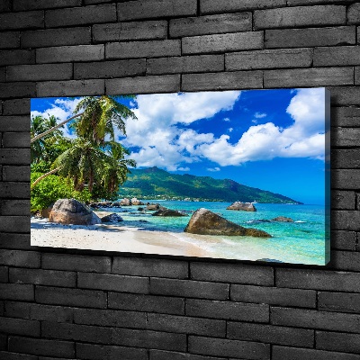 Foto quadro su tela Spiaggia delle Seychelles