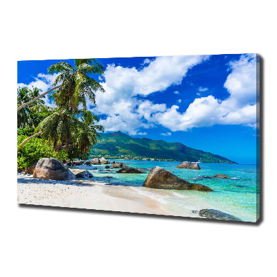 Foto quadro su tela Spiaggia delle Seychelles