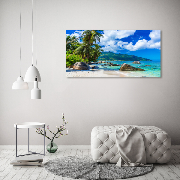 Foto quadro su tela Spiaggia delle Seychelles