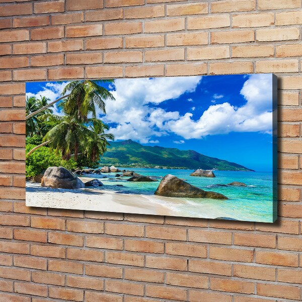 Foto quadro su tela Spiaggia delle Seychelles