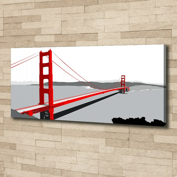 Foto quadro su tela Ponte di San Francisco