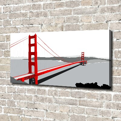 Foto quadro su tela Ponte di San Francisco