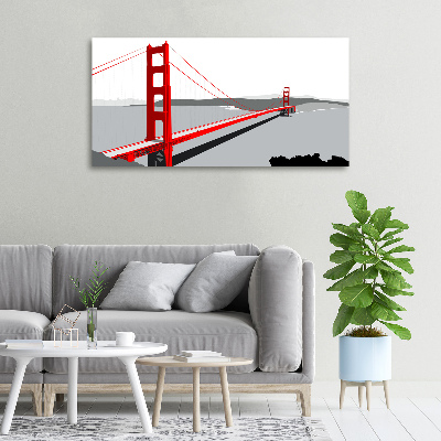 Foto quadro su tela Ponte di San Francisco