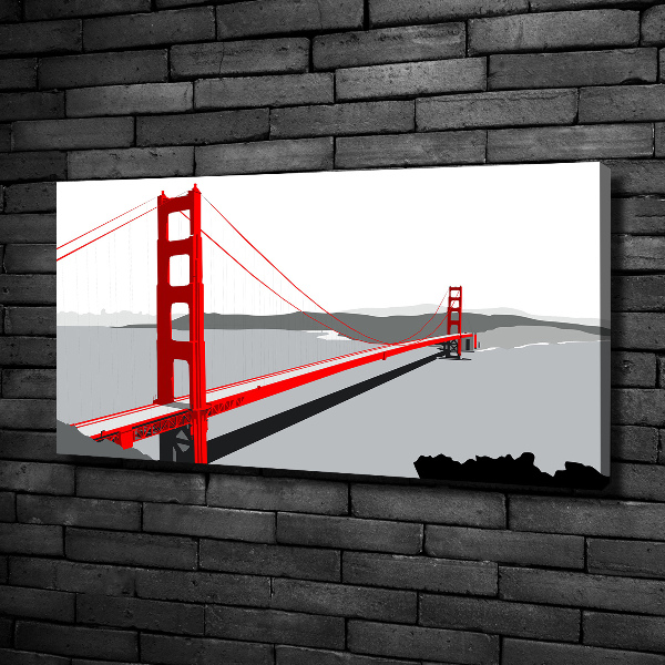 Foto quadro su tela Ponte di San Francisco