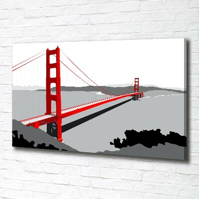 Foto quadro su tela Ponte di San Francisco