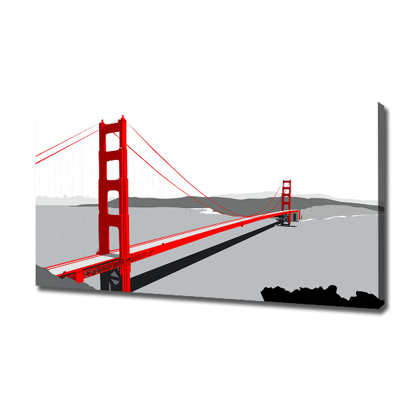 Foto quadro su tela Ponte di San Francisco