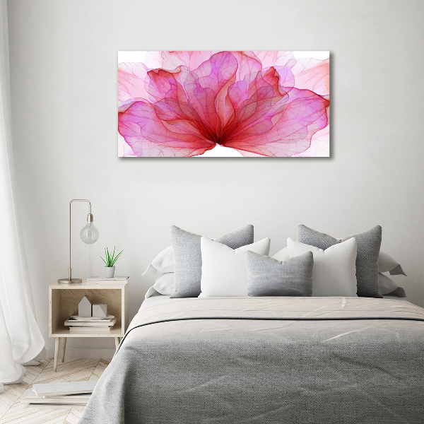 Quadro stampa su tela Fiore rosa